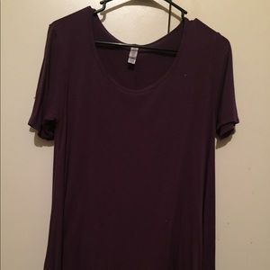 Purple shirt